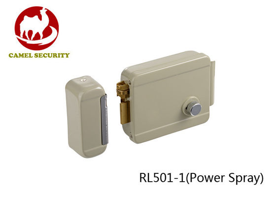 Electric Rim Lock For Electronic Door Lock System Power Spray Coated Finished