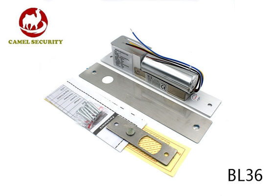 Deadlocked Fail Safe Electric Lock , Door Bolt Lock DC12V / 450mA Voltage