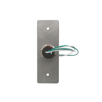 Durable 304 Stainless Steel Exit Button , Flat Mushroom Switch Push Button For Access Control