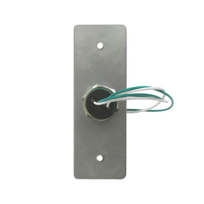 Durable 304 Stainless Steel Exit Button , Flat Mushroom Switch Push Button For Access Control