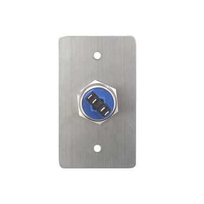 22mm Push Button Switch With European Size Faceplate 12V DC - 24V DC Power