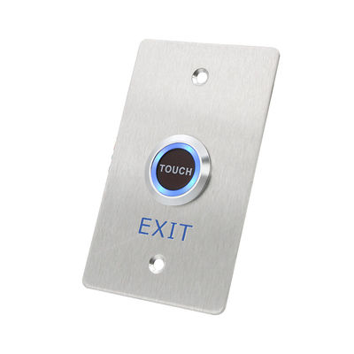 Scratch - Resistant Touch Sensitive Button To Exist , Access Control Push Button With LED Light