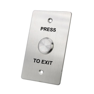 Stainless steel Push To Release Button Customised Sign Super Contact Area