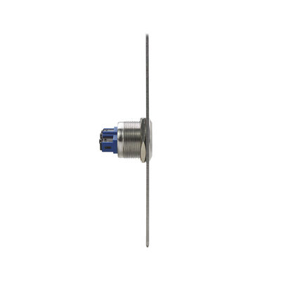 PRESS TO EXIT Screen 4 Pin Push Button Switch , 24V DC Small Momentary Push Button Switch