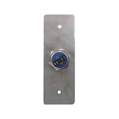 PRESS TO EXIT Screen 4 Pin Push Button Switch , 24V DC Small Momentary Push Button Switch
