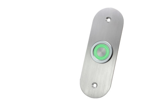 Piezoelectric Normally Open Push Button Door Release With Scratchproof Laser Printing