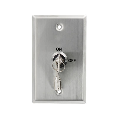Standard American Size Momentary Key Switch Metal Switch OEM Sign