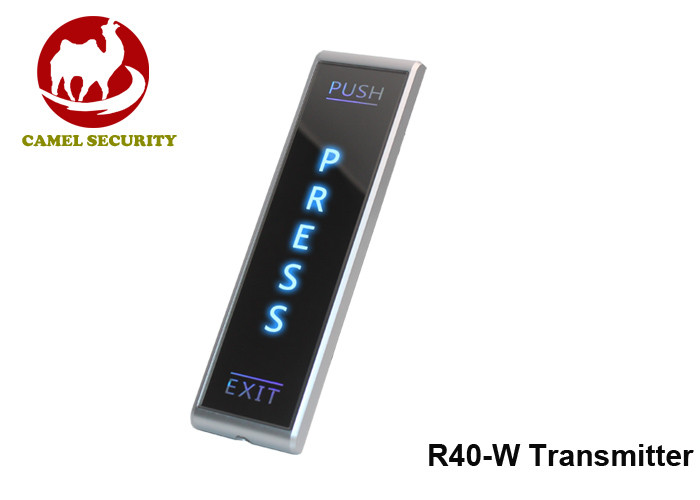 Surface Mount PRESS Sign Wireless Exit Button dual lights N.O / N.C / COM Contacts