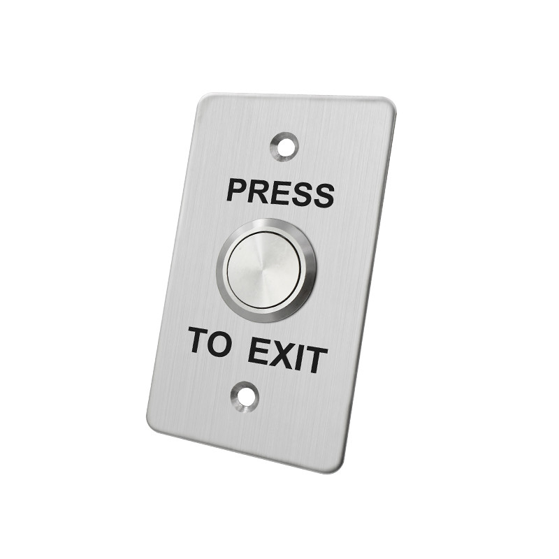 22mm Push Button Switch With European Size Faceplate 12V DC - 24V DC Power