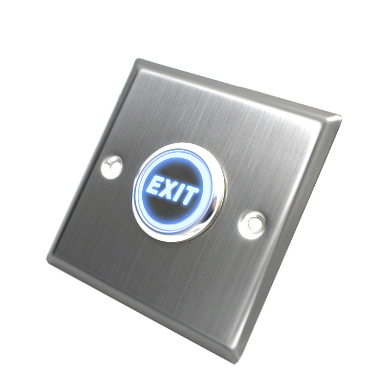 LED Indicator Push to Exit Button for Electric Lock with strong S / S Panel