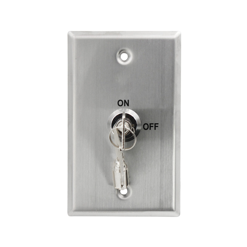 Standard American Size Momentary Key Switch Metal Switch OEM Sign