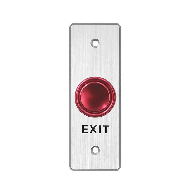 Unique Concave Type Door Exit Push Button ANSI Aluminum Alloy Faceplate